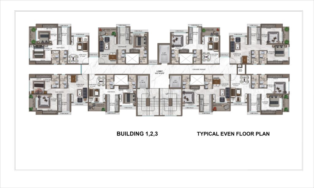 la mer one Palaspe panvel floor plan 3